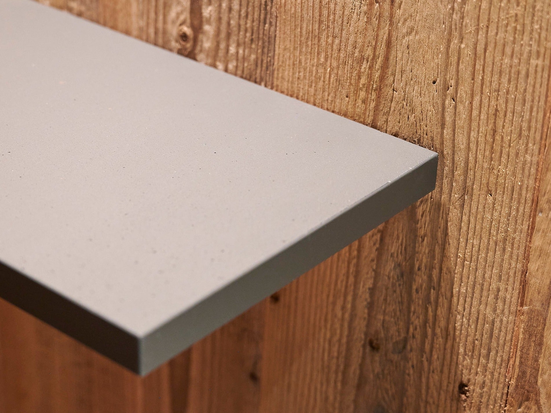 Designplatte in Beton Glattschalung anthrazit